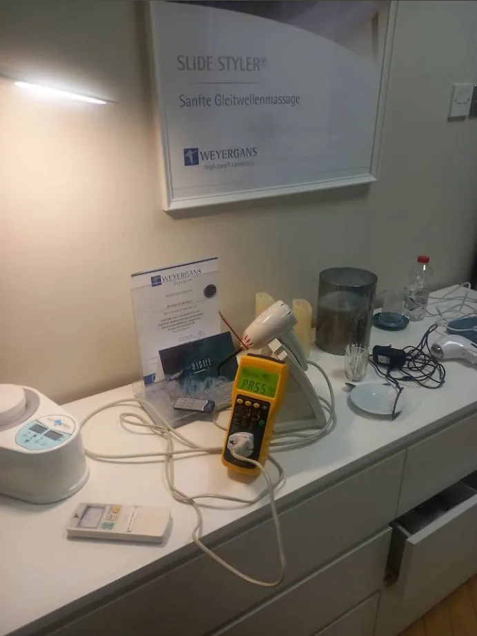 Salon treatment equipment being PAT tested